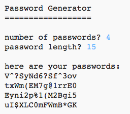 færdigt password